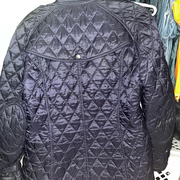 Burberry Navy Quilted Jacket - Picture 3 of 3